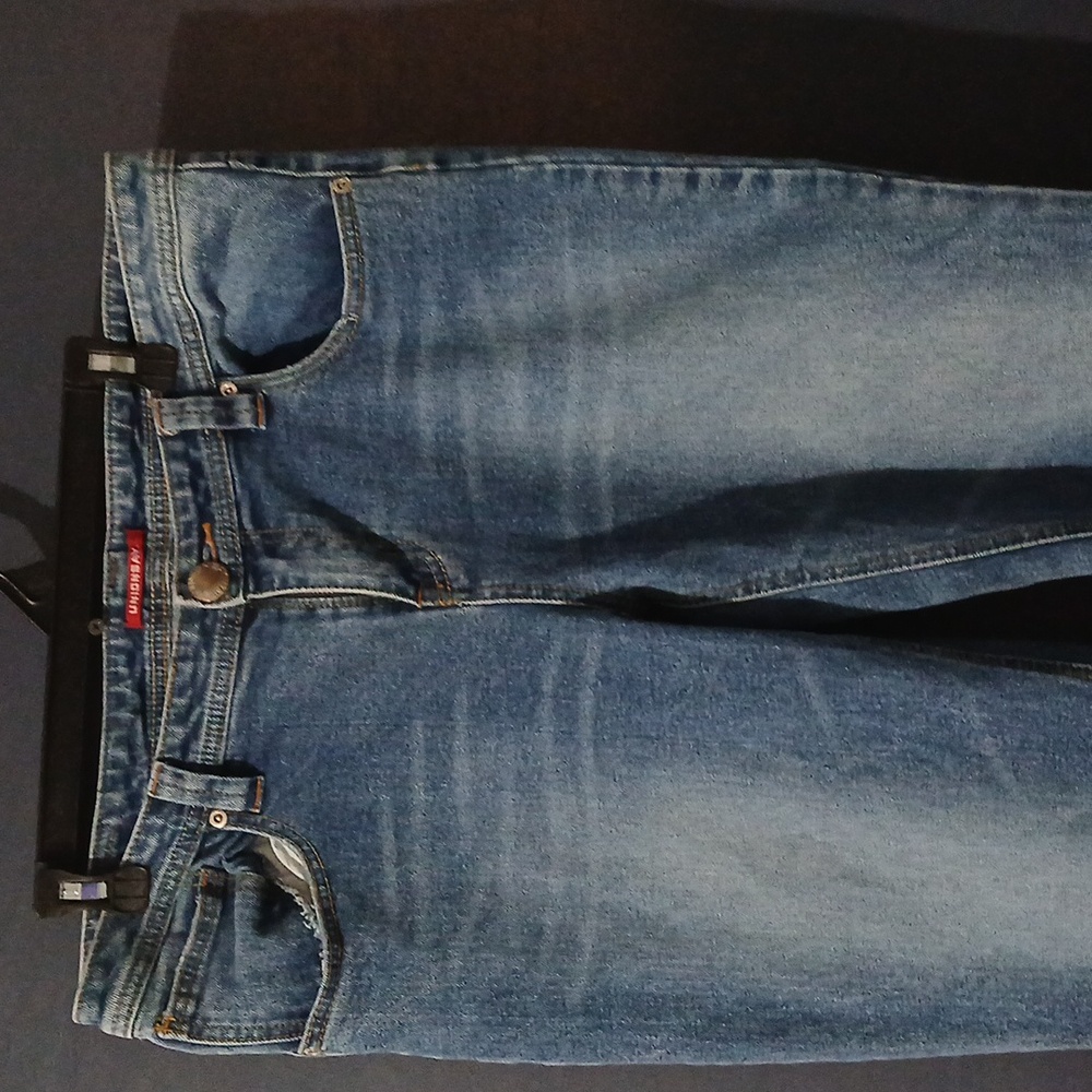 GUC UNIONBAY Stretch Flare Blue Women's Jeans Size 17 - Picture 2 of 5